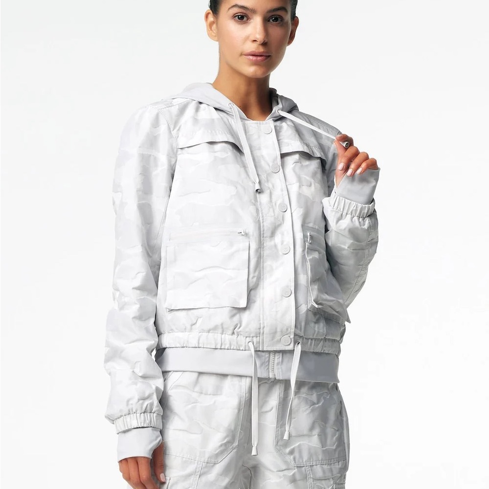 Blanc Noir Light Gray Skyfall Aviator Jacket